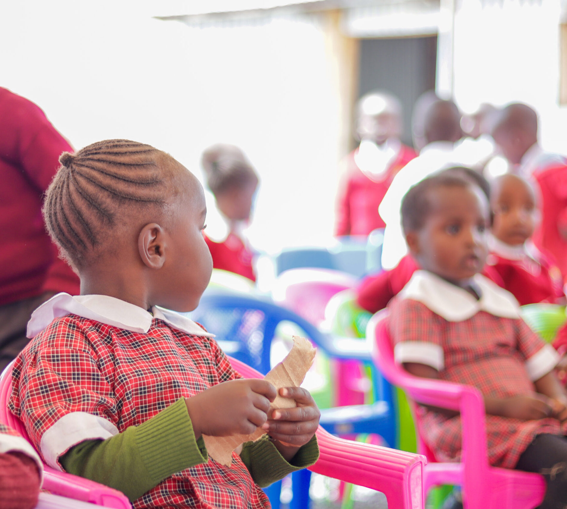 Playgroup learners at Kuza